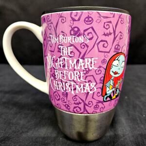 Disney The Nightmare Before Christmas Travel Mug With Lid‎ Handle Purple
